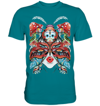 Lade das Bild in den Galerie-Viewer, Frau/Falter - Premium Shirt
