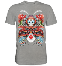 Lade das Bild in den Galerie-Viewer, Frau/Falter - Premium Shirt
